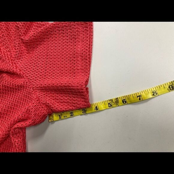 LADY DORBY, XLWomen’s Open-Weave, Orange Button Down‎ - Picture 4 of 7